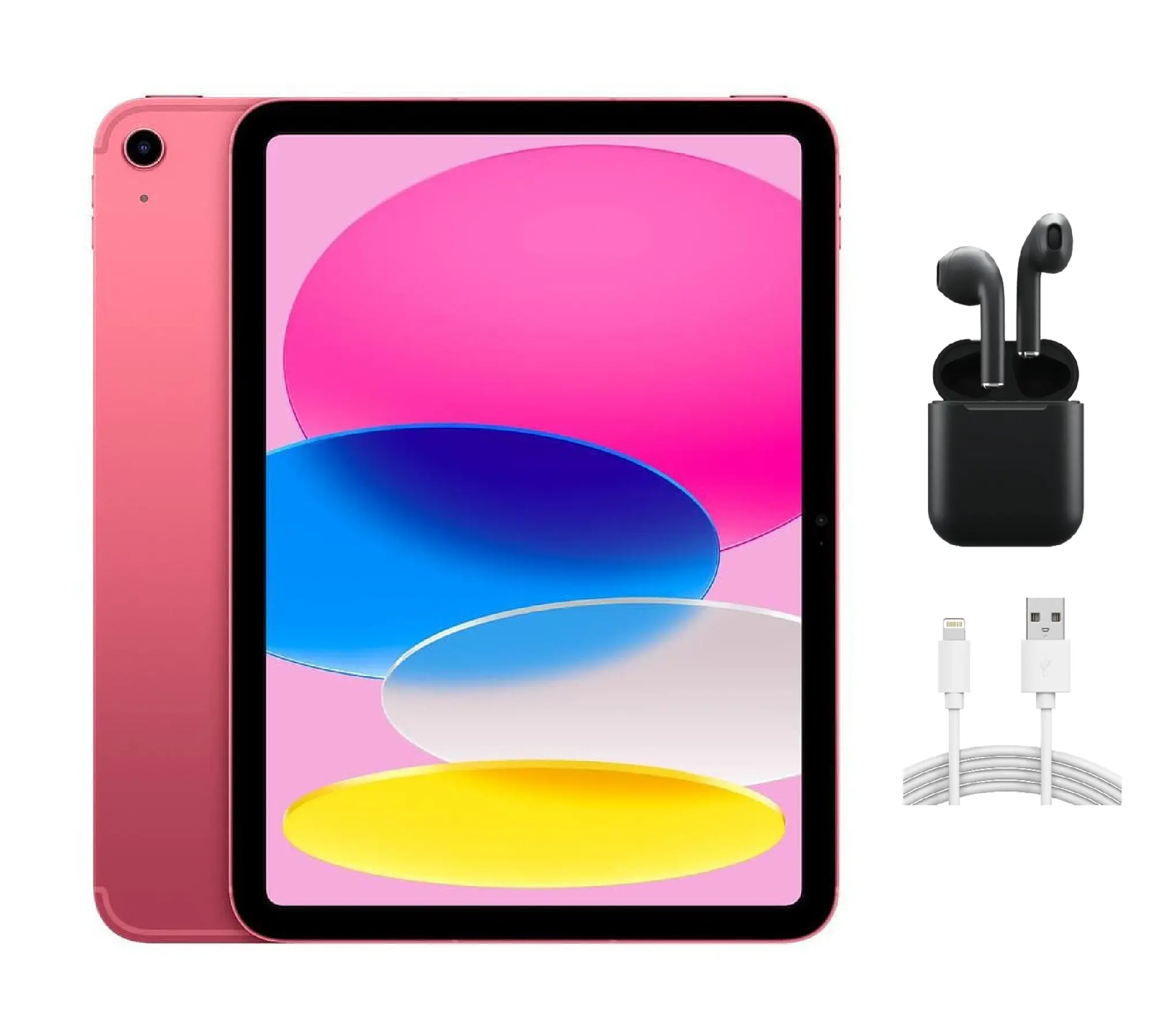 Refurbished iPad 10 (WiFi)-Acceptable Condition with Wireless Earbuds & 1 Year Warranty