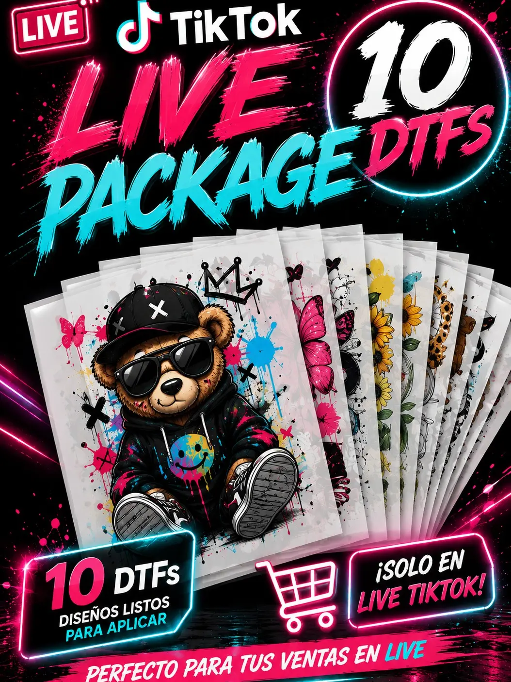 10 DTF sheets you pick