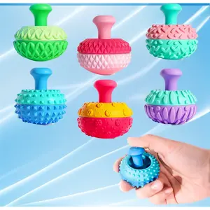 6Pcs Thumb Rocker Fidget Toys – Textured Silicone Stress Relief Gadgets for Autism, ADHD & Anxiety, Silent Sensory Desk Toys for Office & Classroom, Stocking Stuffer Gifts for Teens & Adults