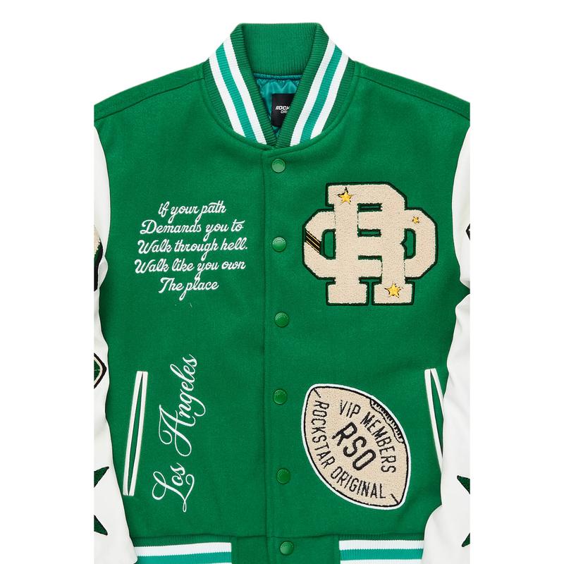 Balser Green Varsity Jacket