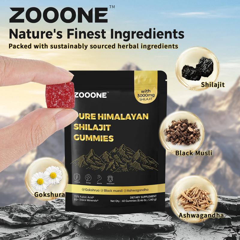 Zooone-Xizhi Lai SHILAJITGUMMIES PURE HIMALAYAN
