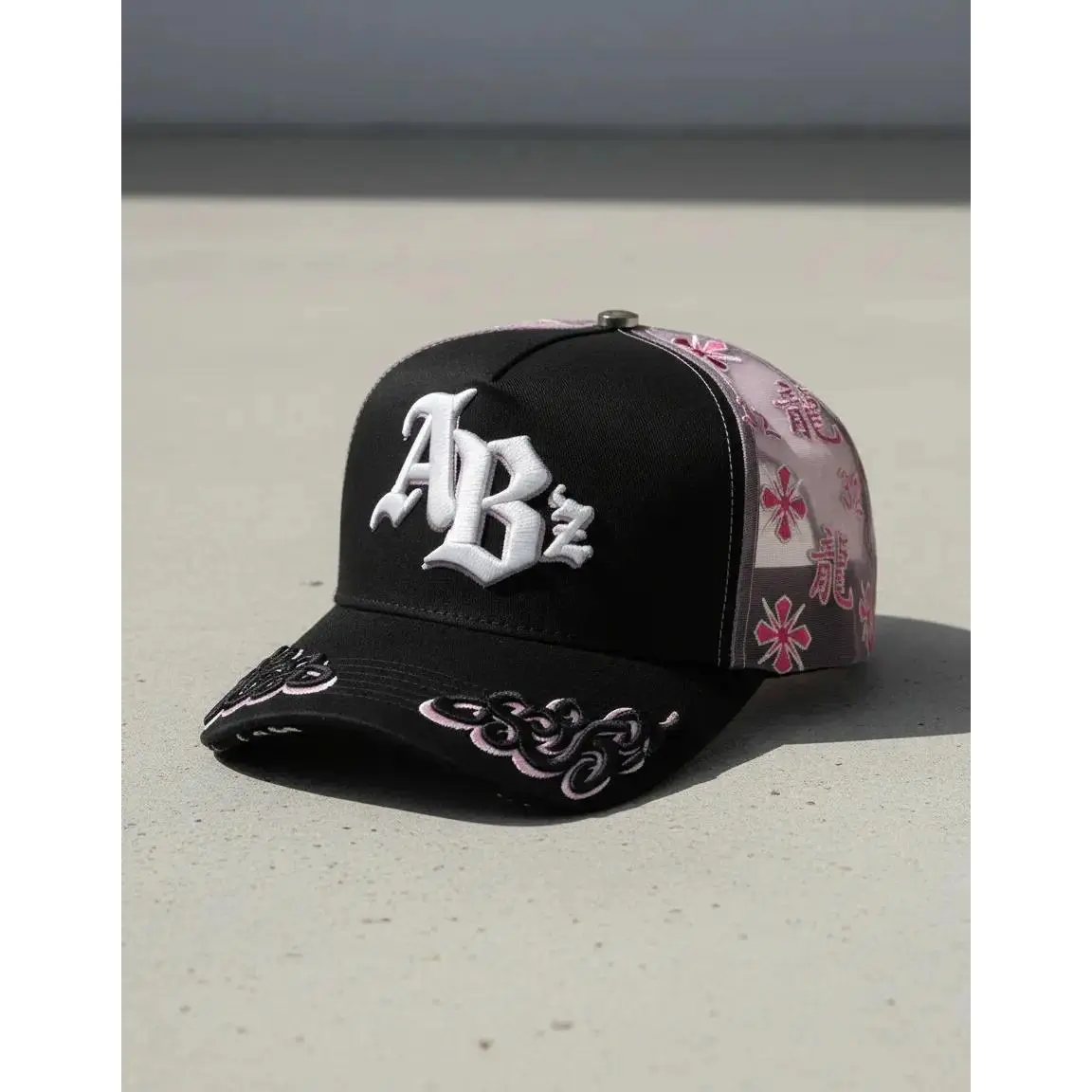 Baez Bz X Az Ab'z Shifu Black Adjustable Curved Cap One Size
