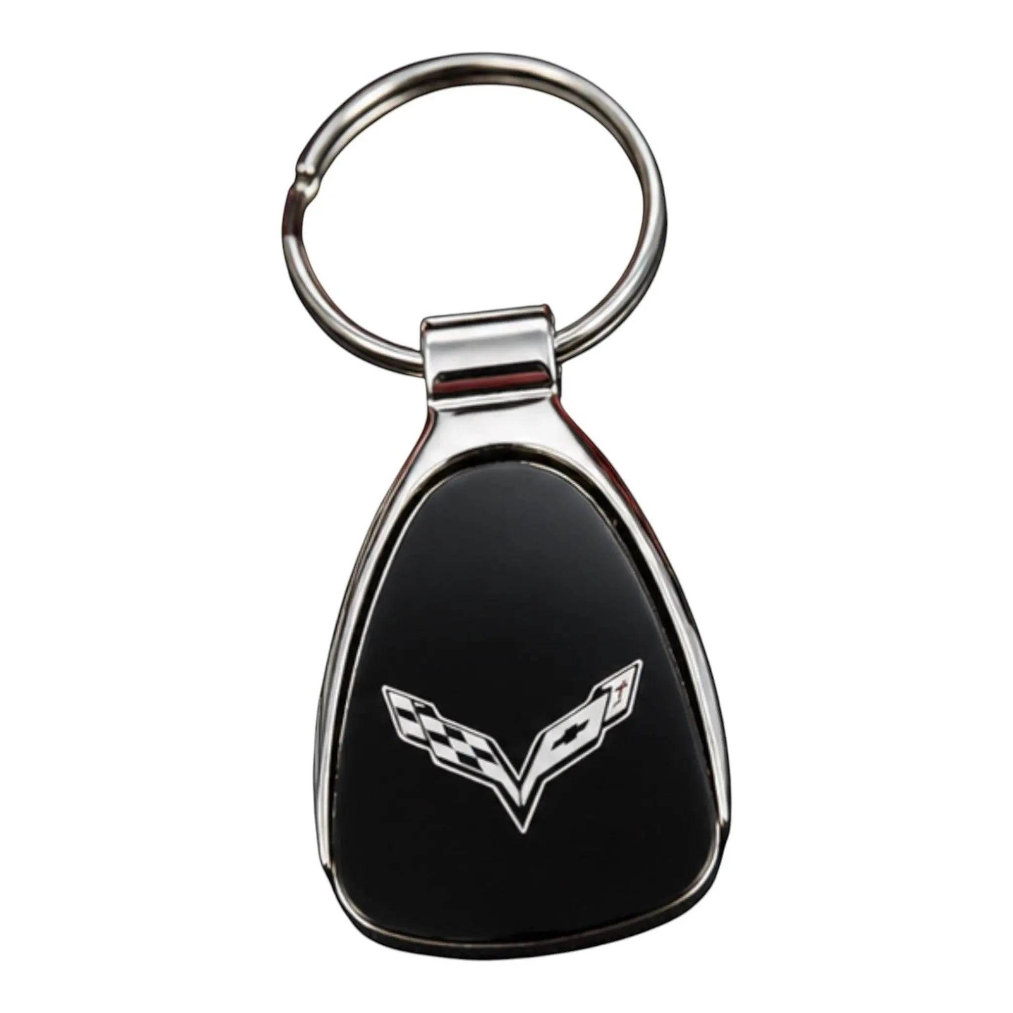 Corvette Teardrop Metal Key Chain Accessory