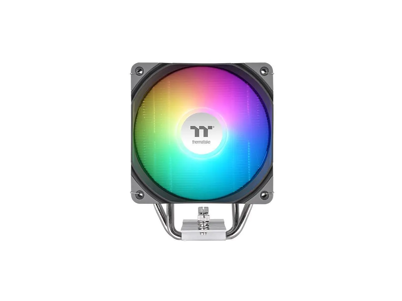 Thermaltake UX400 ARGB CPU Cooler; 4xØ6mm Copper Heatpipes; 120mm PWM Fan; 700~1800 RPM; Intel/AMD Compatible; Single Tower; 240W TDP; Black; CL-P142-AL12SW-A