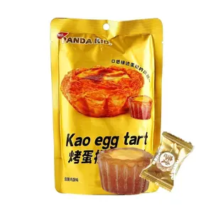 XZ Caramel Egg Tart Gummy Candies - Chewy, Creamy Filled, 55g Bag - Popular Korean Snack, Rich Egg Custard Flavor XZ Caramel Egg Tart Gummy Candies - Chewy, Creamy Filled, 55g Bag - Popular Korean Snack, Rich Egg Custard Flavor