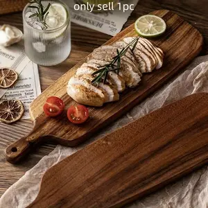Wooden Cutting Board with Handle, Versatile Design for Cheesemaking, Meats, Breads, Desserts, Ideal for Home & Restaurant Use, Wooden Chopping Board