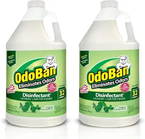 OdoBan Disinfectant Concentrate and Odor Eliminator, 2 Gallons, Original Eucalyptus Scent