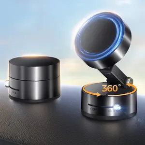 📱 4-in-1 Magnetic Vacuum Phone Holder 🧲 – Strong Grip for Car 🏎️, Office 🗄️ & Home 🏠 | Sleek Design + N52 Magnet + Easy Setup Kit