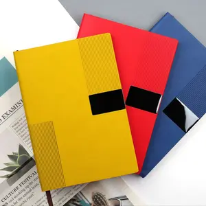 Faux Leather A5 Notebook, Lined Inner Pages, 100 Sheets/200 Pages Doric Paper, Ideal for Work Organization & Daily Task Tracking