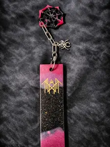 Trilogy Bookmark + Page Holder Set – Choose Your Realm | Resin Gothic Book Accessories