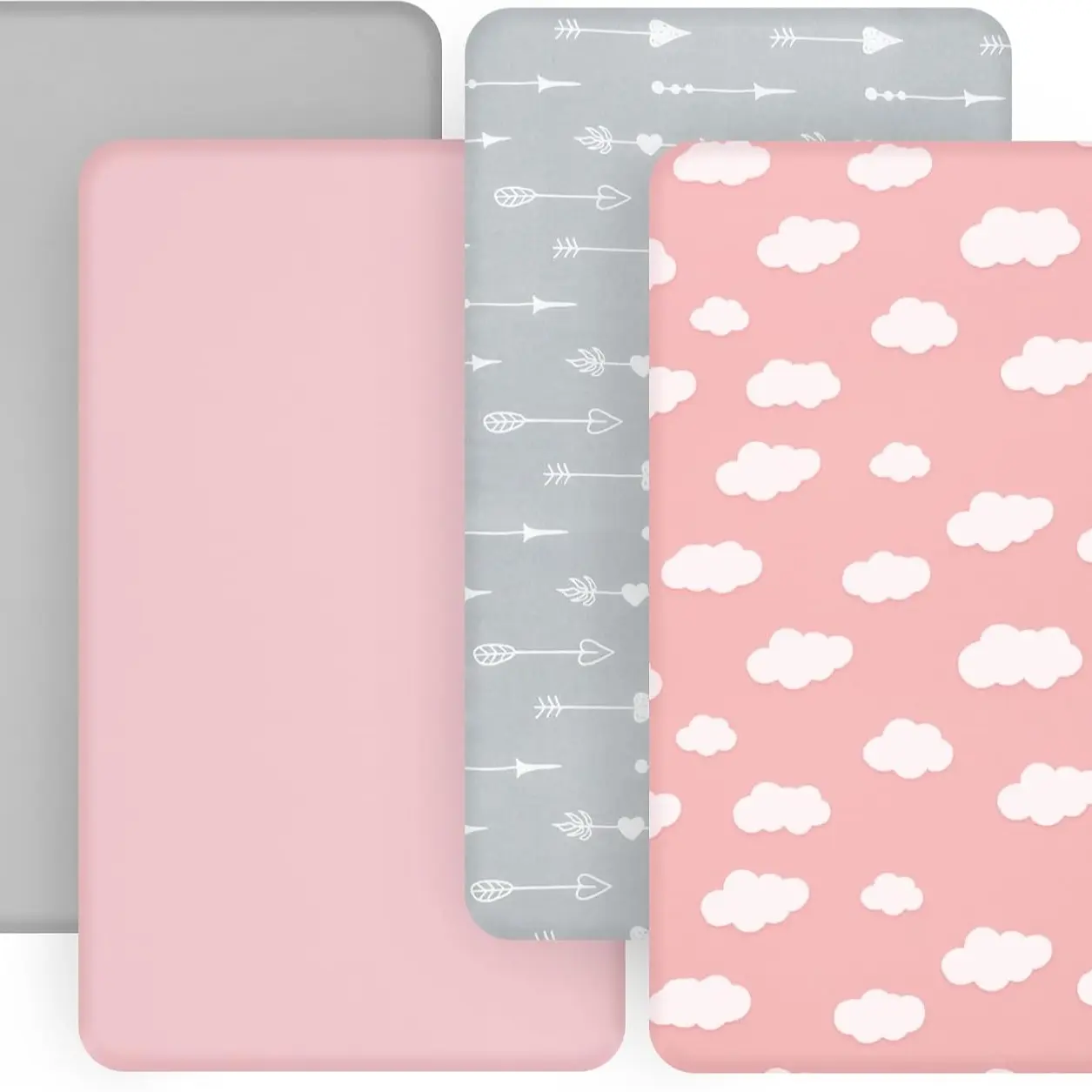 Pink Cloud & Grey Arrow-4 Pack