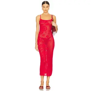 LOBA Orlando Midi Dress in Red