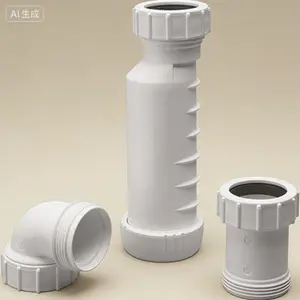 Upgraded HepvO Dry Seal Valve 1-1/2 Inch Waterless P-Trap One Way Sanitary Valve Prevent Backflow of Air & Wastewater Reusable Five-Year Warranty No Glue Needed