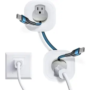 in-Wall  Management Kit, TV Cord Hider for Wall Mounted TV,  TV Cords for Wall Mount TV, TV Outlet Wall Kit Includes Power & Low   Management with Hole  Drill Attachment