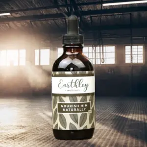 Nourish Him Naturally - Men's Nutrition Supplement for Overall Health and Well-being. An organic product by Earthley.