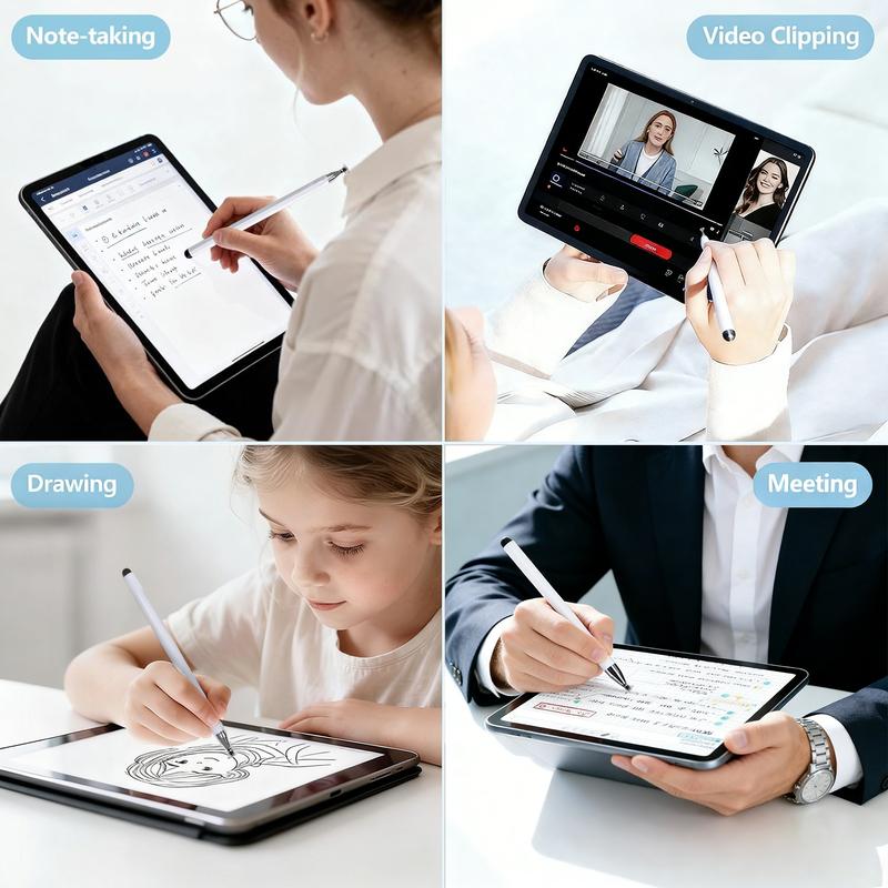 3-in-1 neutral pen flat pen,High Precision Universal Stylus Pen for iTablets, Phones, practical, suitable for all ages, 3-in-1 Stylus Pen for Touch Screen, can be used as a School Season gifts,birthday gifts Stylus for school sets TikTokShopJumpstartSale