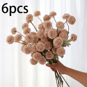 6pcs Artificial Wisteria Hanging Flowers, Wedding Arch Party Garden Home Decor, St Patrick's Easter Beauty Salon Spring Summer Decor