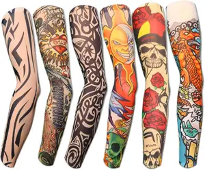 Temporary Tattoo Sleeves Set Arts  Fake Slip On Tattoo Arm Sleeves Kit