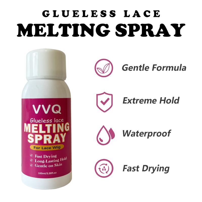 VVQ BEAUTE Wig Lace Glue for Wigs Lace Melting Spray for Wigs Lace Bond Spray Glue Adhesive Wig Install Kit With Glue Remover