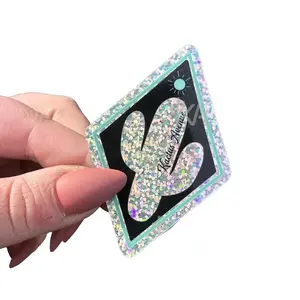 Cactus Glitter Sticker
