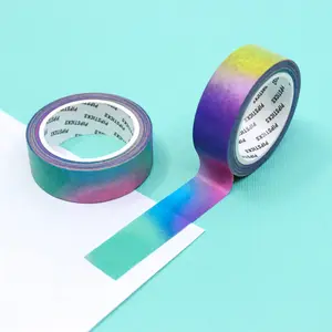 Ombre Rainbow Watercolor Washi Tape