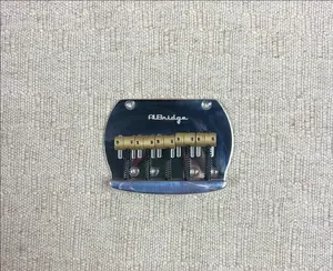 Sterling RAY5 by AlBridge Parts BSMM516P “MM Style” Bass 5-String Bridge For Sterling RAY5 SUB Polished