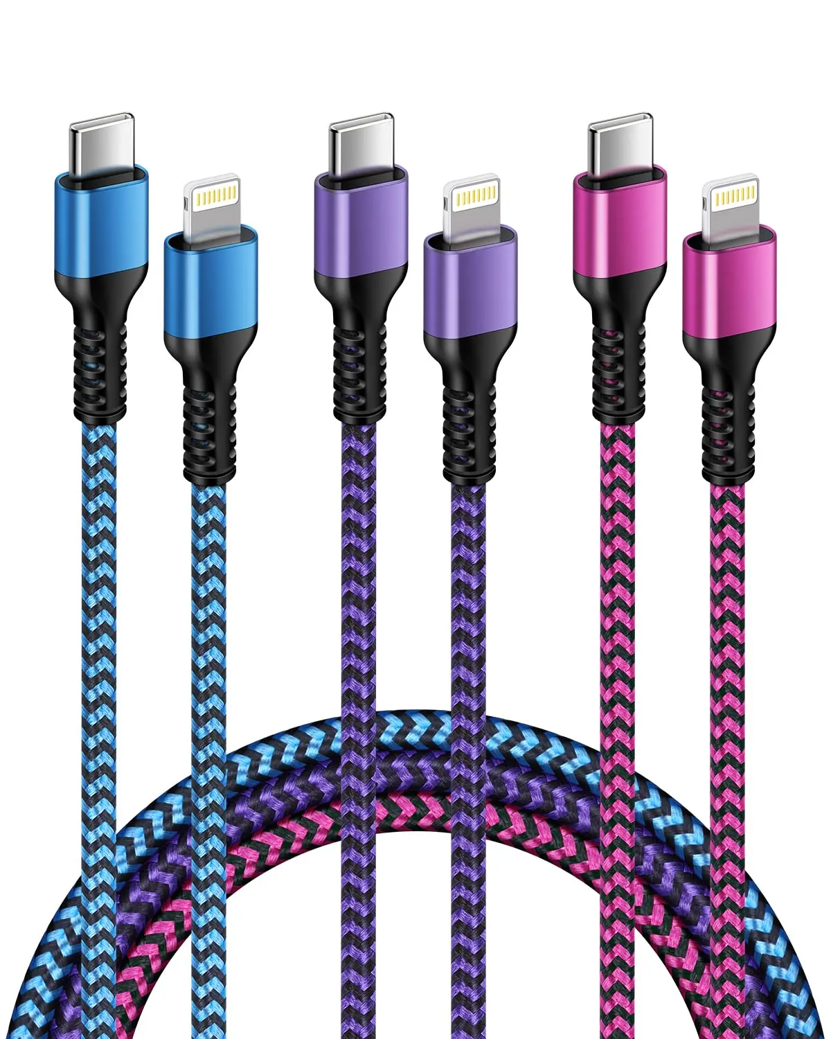 iPhone Fast Charger Cord, [Pack//FT] USB C to Lightning Cable, Apple MFI Certified Type C Charging Syncing Cord Power Delivery Wire for iPhone // Pro Max/ Mini/ Pro/ Pro Max//XR/XS
