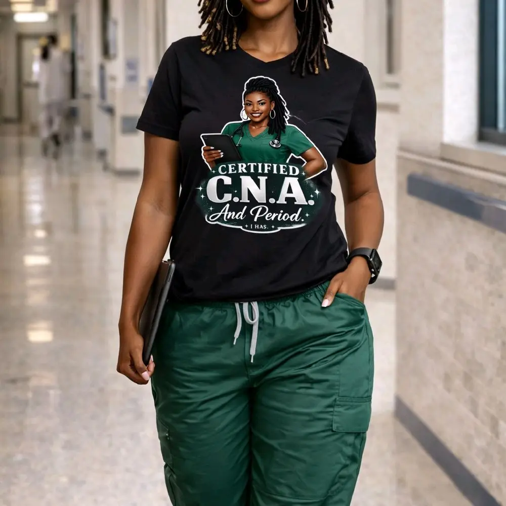 Certified CNA Shirt, CNA Pride Tee, Women Nursing Assistant T Shirt, Healthcare Worker Gift, Nurse Aide Shirt, Certified CNA And Proud Tee