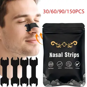 30/60/90/150 Pieces Anti-Snoring Nasal Strips, Breathable Comfort for Sports, Home Use, Travel, Wide Design, Enhances Breathing