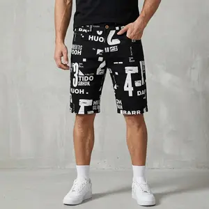 Menswear Low-Rise Raw-Hem Denim Shorts, Men's Jeans Bottoms Denim Shorts  Jean Shorts