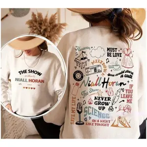 Maglietta Tour Niall Horran 2024, Niall Horran 2 Side Shirt, Niall Horran Hoodie, The Show Album Track List Shirt, Niall Horran Music Tour Sweatshirt