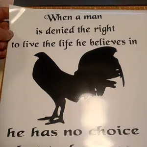 Gamefowl Decal for Cars and Trucks - Original Product Title for Customization Options