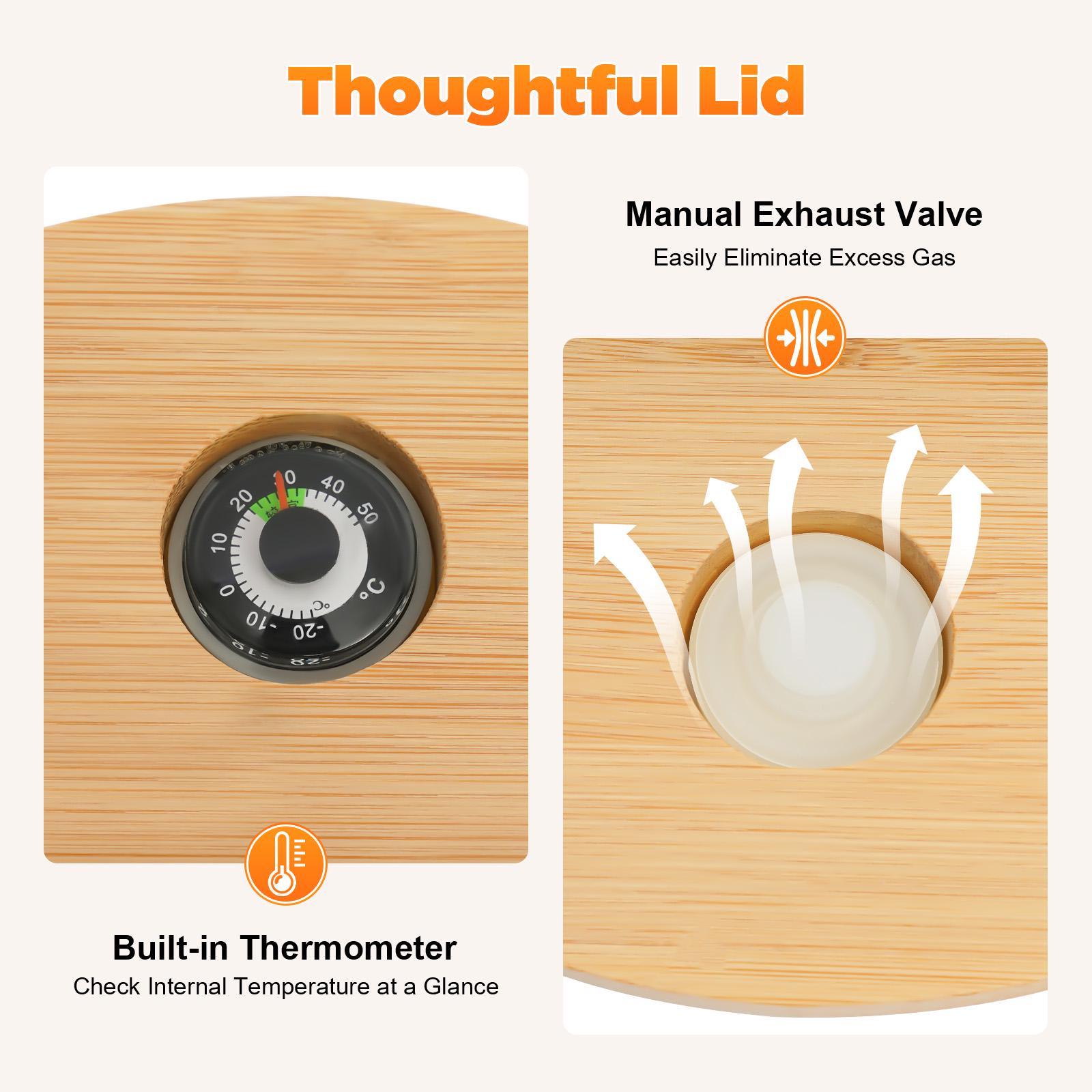 5L Cereal Dispenser Flour Rice Storage Container Glass Tank W/ Lid Measuring Mug For Pantry Organization And Storage