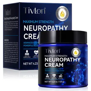 Tivlon Neurocalm Cream 120g Bottle, Natural Plant Oils & Essential Oils, Relieves Nerve Discomfort & Muscle Tension, Deep Moisturizing