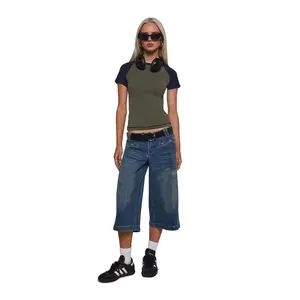 Gaucho Low Rise Capri Jeans