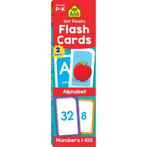Get Ready Flash Cards Alphabet & Numbers (2-Pack)
