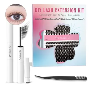 DIY Eyelash Extension Kit Individual Eyelash Extension Kit, Personalized Eyelash Extensions for Beginners 5 Seconds DIY Dramatic Lashes, DIY Eyelash Curler, Reusable Individual Eyelash Curler, Curl Eyelashes,Christmas gifts, New Year gifts, Black Friday