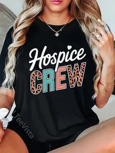 100% Cotton Hospice Crew Hospice Nurse T-Shirt