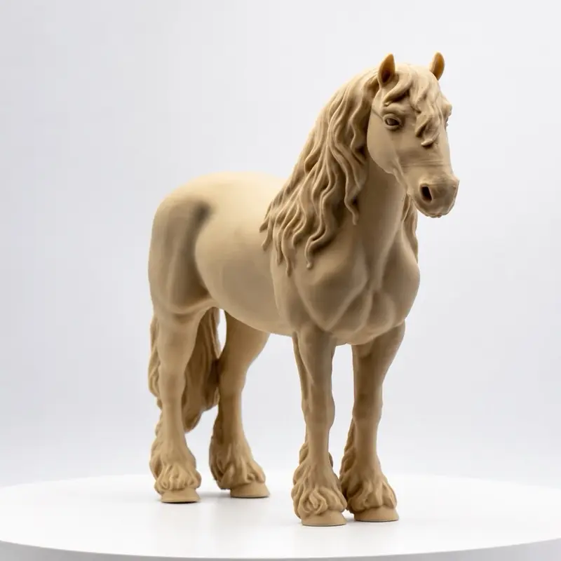 Equestrian Sculpture - Detailed Horse Statue for Home Decor, Ideal for Horse Enthusiasts and Collectors