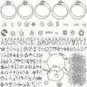Women's 487-Piece Jewelry Making Hobbies Kit for Adults, Craft Supplies Bundle with 10 Chain Bracelets, 147 Pendants, Interchangeable Beads & Mix Beads for Custom Accessories, Ideal Gifts for Adults