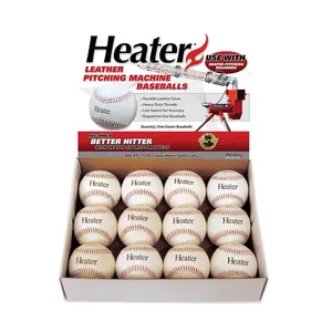 Leather Regulation Pitching Machine Baseballs for Heater Sports Real Ball Machines