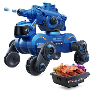 Veeniix V994 Remote Control Car, Rc Stunt Car with Shooting & Loading, 360°Rotating Tires, RC Drift Car with Tail Spray, Features Lights & Sounds, Toys for Ages 8-13 Kids