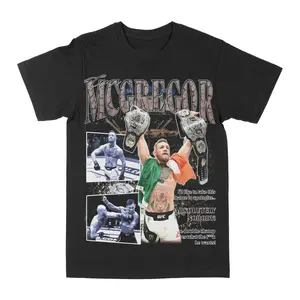 Conor McGregor Graphic Tee 90s Unisex Streetwear adult and Youth Tee - Retro Vibe, Bold Style