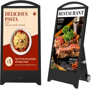 GO360BOOTH 32 inch Outdoor Portable Digital Signage Display 1800nits High Brightness LCD IP65 Waterproof 720WH Battery CMS U-Disk Android 11 for 10-15 Hours