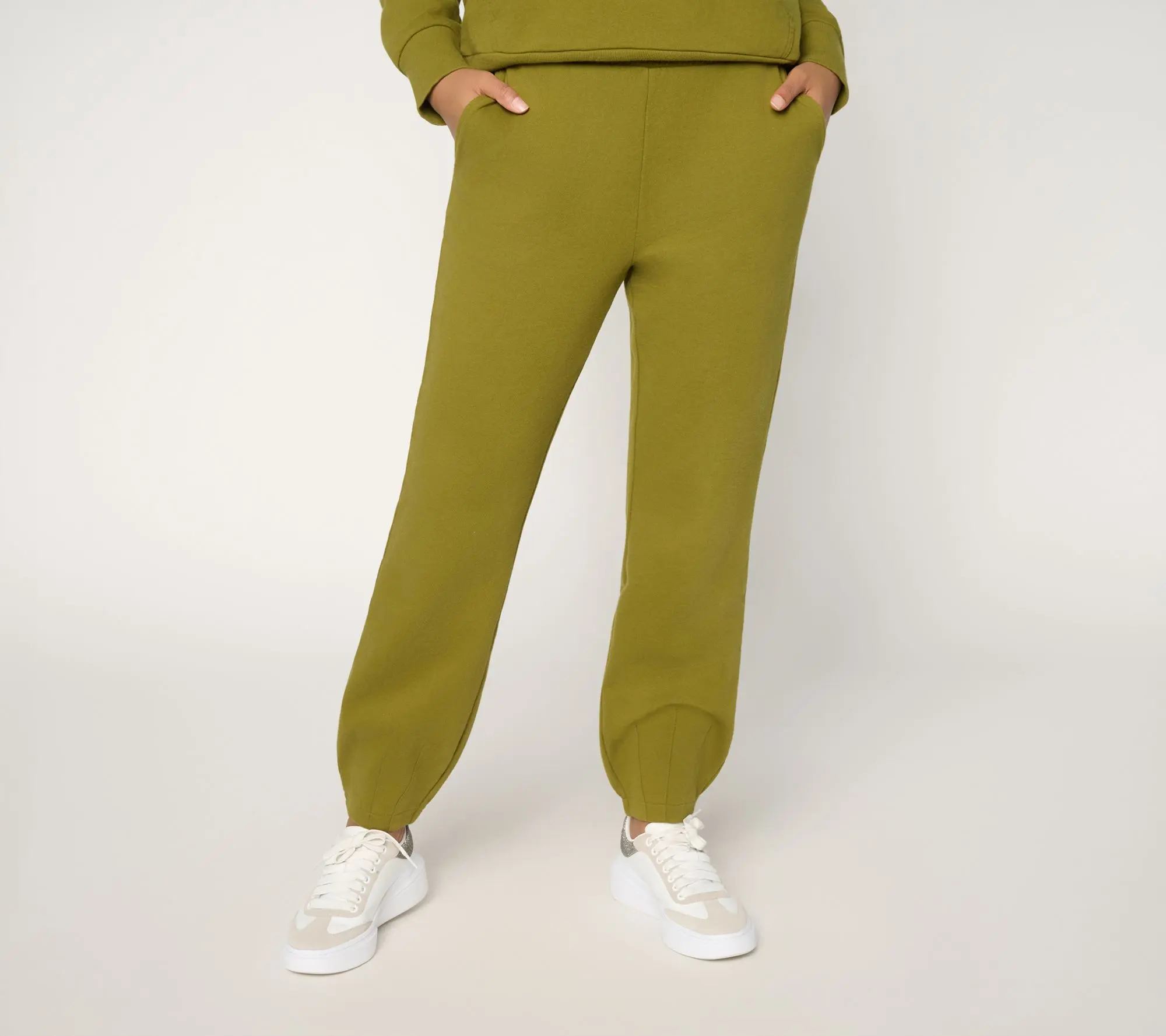 Peace Love World Petite Darted Ankle Pull On Joggers