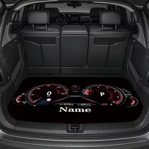 Car Trunk Mat with Car Design, Essential Travel Accessory, Fits Most Cars, Elegant Interior Decor, Keeps Trunk Clean and Dry