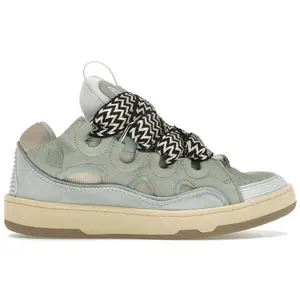 Lanvin Men's Leather Curb Sneaker Light Blue, from StockX Lanvin Men's Leather Curb Sneaker Light Blue, from StockX