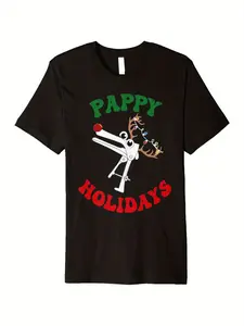 Funny Medical Christmas T-Shirt - Pap Holidays Graphic Tee with Reindeer Speculum - Soft Black Cotton Shirt for OBGYN Doctors Nurses Holiday Parties - Birthday Halloween Thanksgiving Xmas Gifts for Women & Men - Machine Washable Year-Round Apparel Seasona