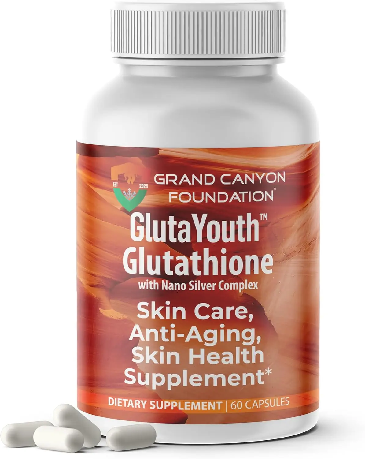 GlutaYouth Glutathione Capsules – Brighten Skin, Anti-Aging & Daily Wellness Support GlutaYouth Glutathione Capsules – Brighten Skin, Anti-Aging & Daily Wellness Support
