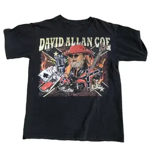 David Allan Coe 2008 World Tour Classic Black T-Shirt
